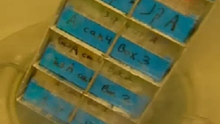 דגימות זרע במעבדה להפריות