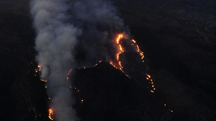 השריפה שפרצה בנטף