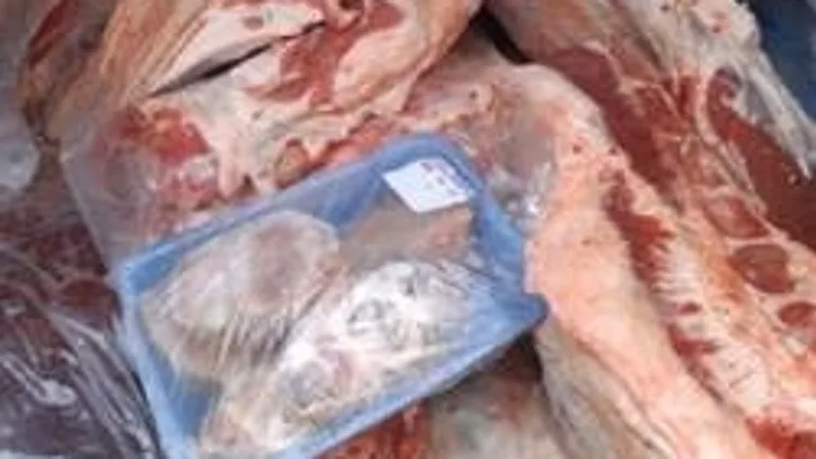 הבשר הלא חוקי שנתפס בצפון