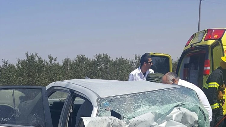 תאונת דרכים בכביש 66, סמוך לצומת מגידו