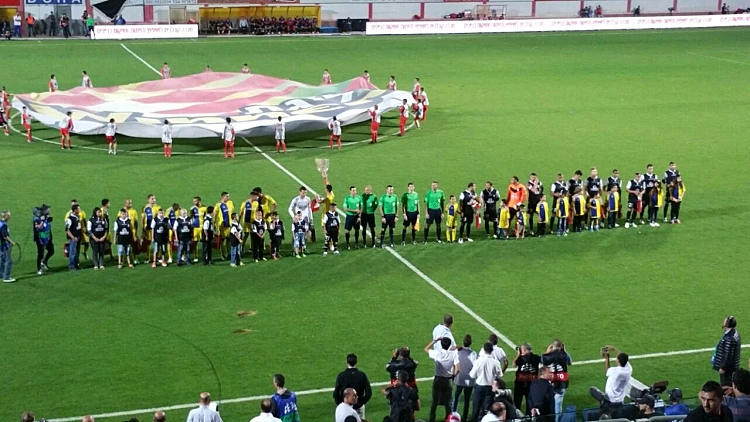 משחק הכדורגל בין מכבי תל אביב לאיחוד בני סכנין