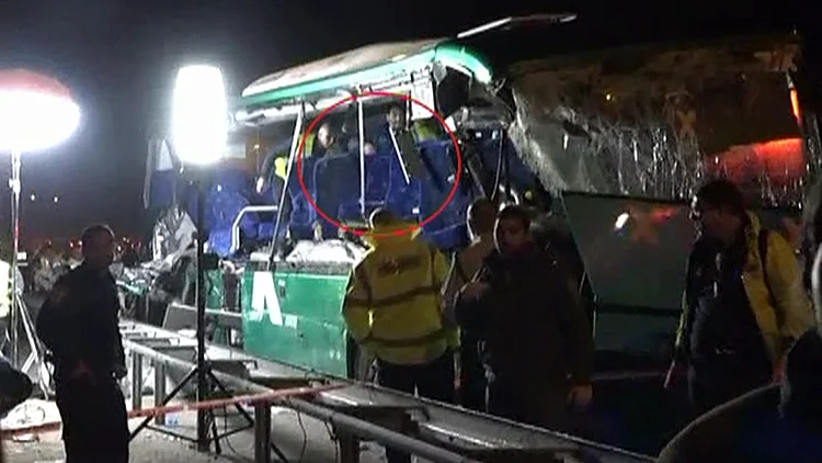 בלעדי: תיעוד של התאונה הקודמת שבה היה מעורב נהג האוטובוס מכביש 1