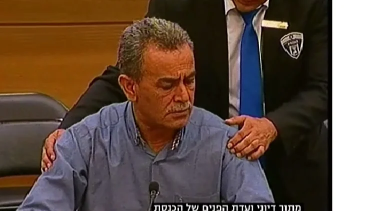 ח"כ ג'מאל זחאלקה במהלך דיון בוועדת הפנים של הכנסת