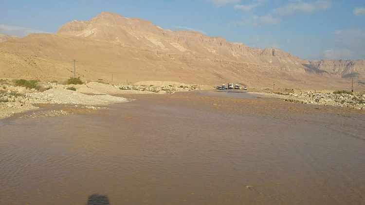 שטפונות בנחל חבר, מדבר יהודה