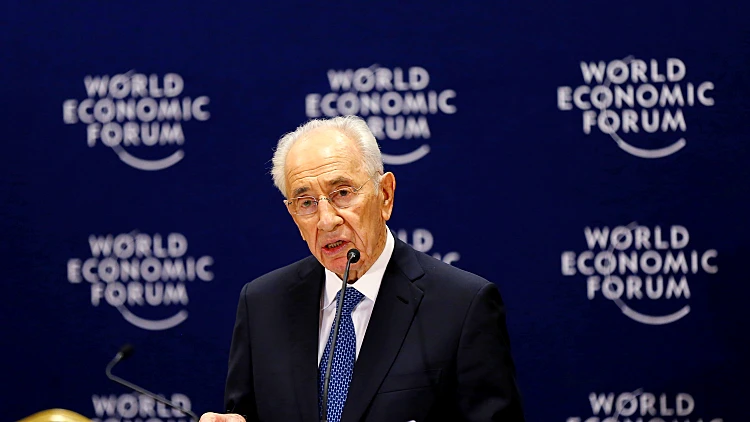 שמעון פרס בכינוס הכלכלי בירדן