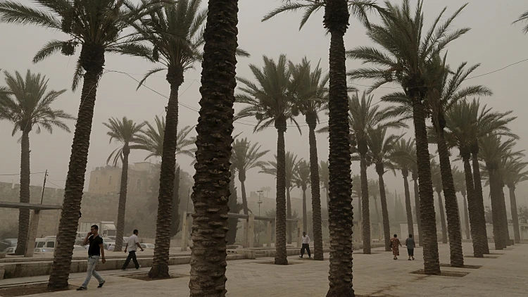 אובך בירושלים בעיר העתיקה
