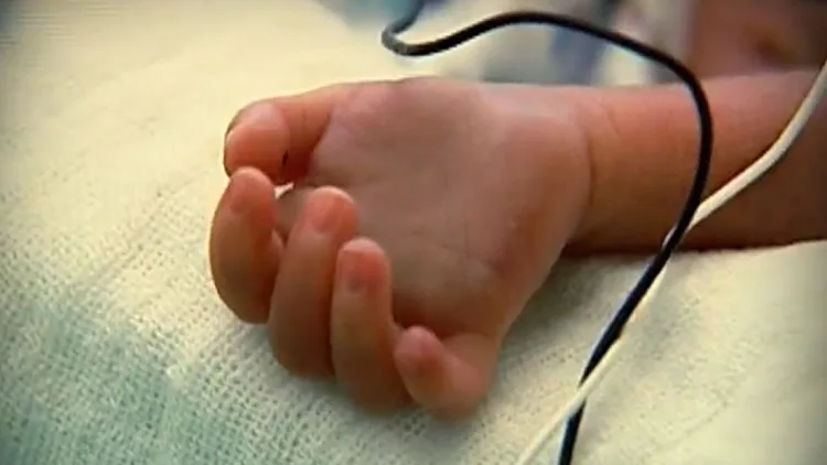 יד של ילד בפגיה, מתוך סדרת הכתבות "כמו גדולים"