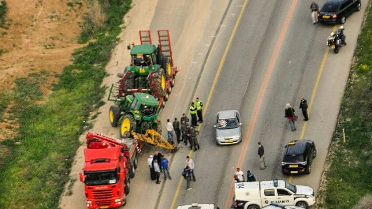 תאונת שרשרת קטלנית ליד צומת להבים בדרום