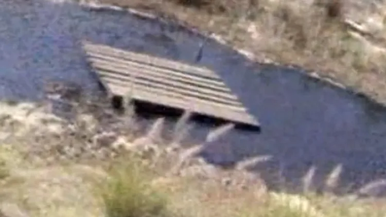 שלולית דלק בחוות תש"ן בקריית חיים