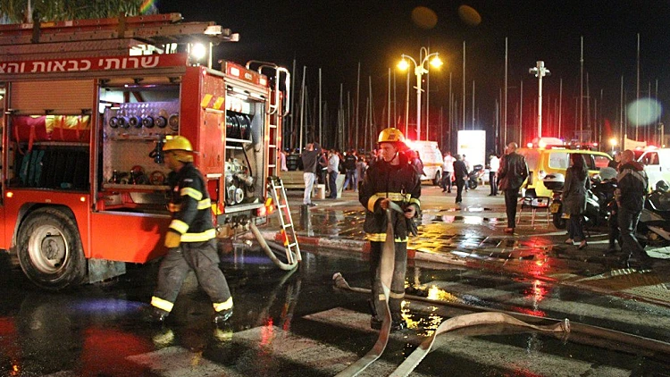 השריפה בספא בהרצליה