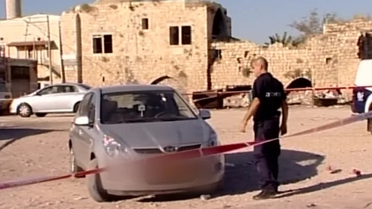 זירת הדריסה של 4 ילדות מחוץ לבית ספר ברמלה