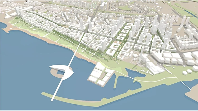 הדמיית פרויקט פינוי שדה דב