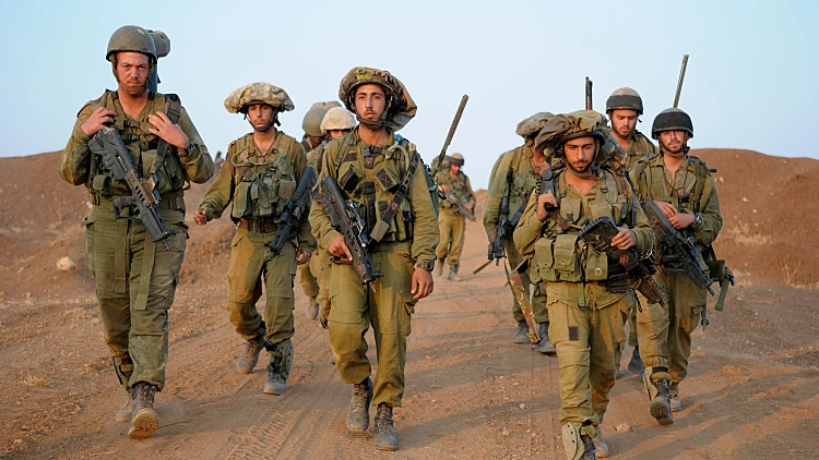 לוחמי חטיבת גבעתי באימון