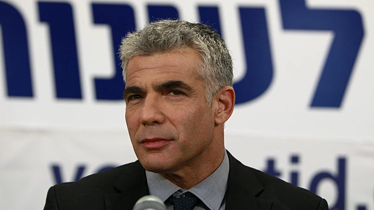 יאיר לפיד בנאום במטה יש עתיד אחרי תוצאות הבחירות