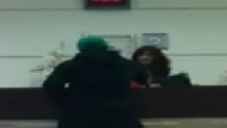 תיעוד של שוד בנק בלוד