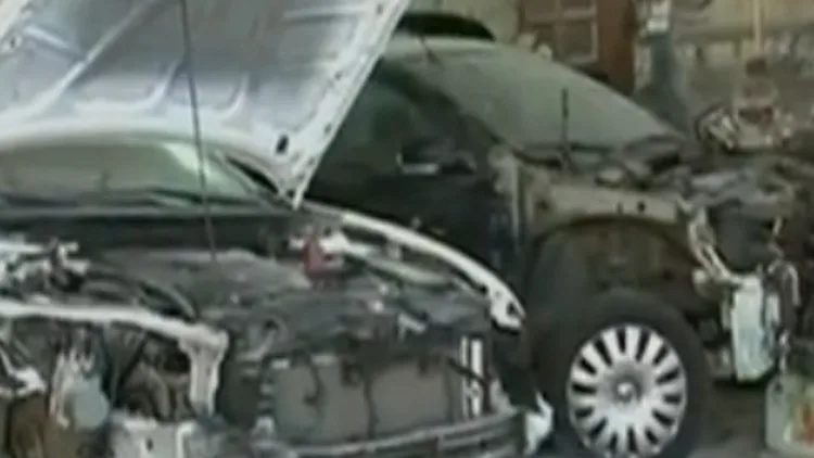 מכוניות הרוסות שנמכרו על פי החשד בחיפה