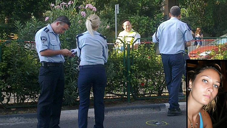 זירת פגע וברח בתל אביב