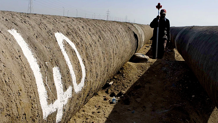 צינור הגז ממצרים לישראל (ארכיון)