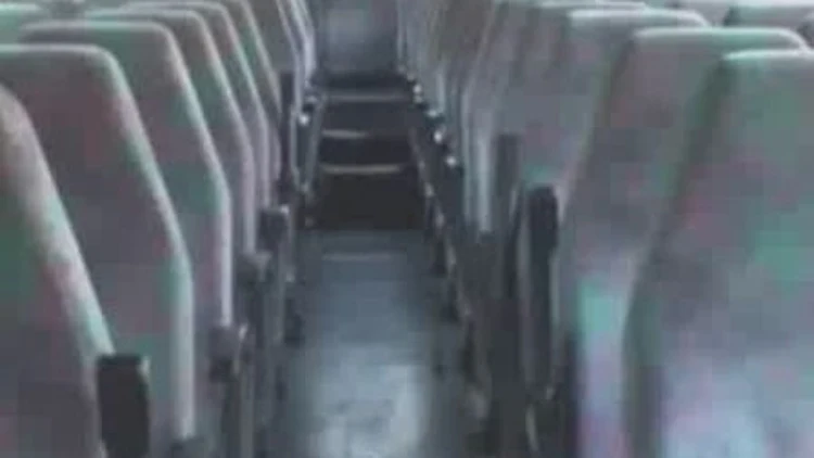 תיעוד של אוטובוס עם ליקויים בטיחותיים