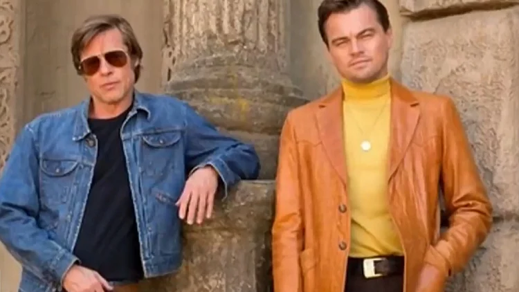 בראד פיט ולאונרדו דיקפריו בסרט המצופה