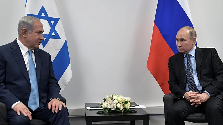 פגישת נתניהו ופוטין במוסקבה