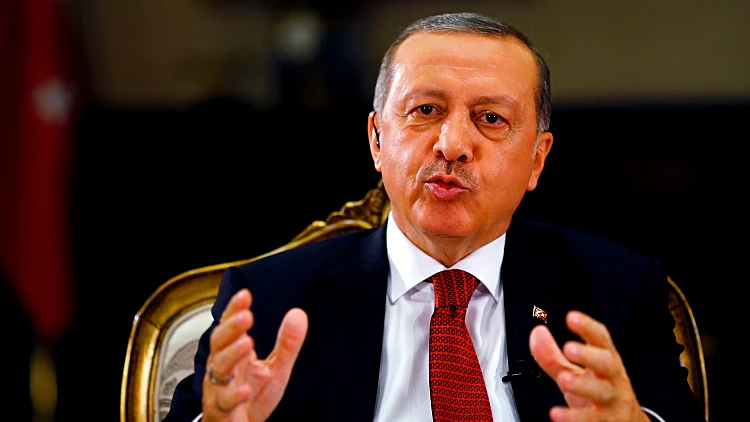 נשיא טורקיה ארדואן בראיון לסוכנות הידיעות רויטרס