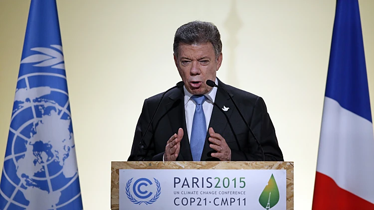 חואן מנואל סנטוס, נשיא קולומביה