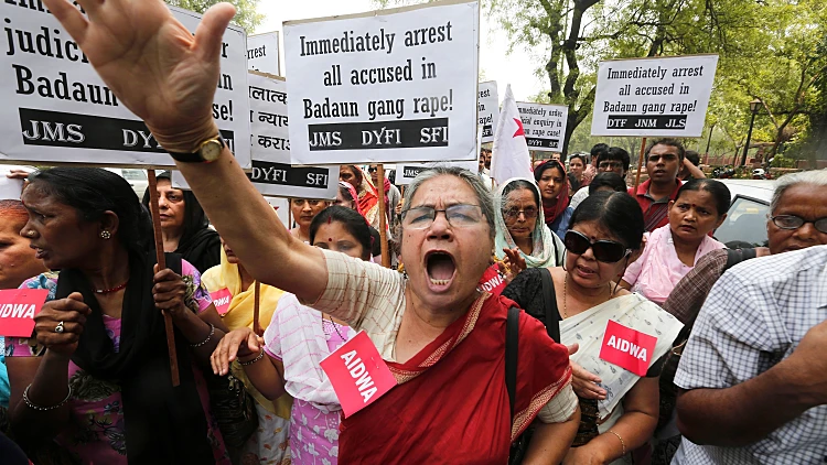 הפגנה נגד אלימות נגד נשים בהודו