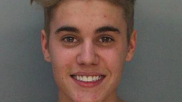 ג'סטין ביבר תמונת מעצר