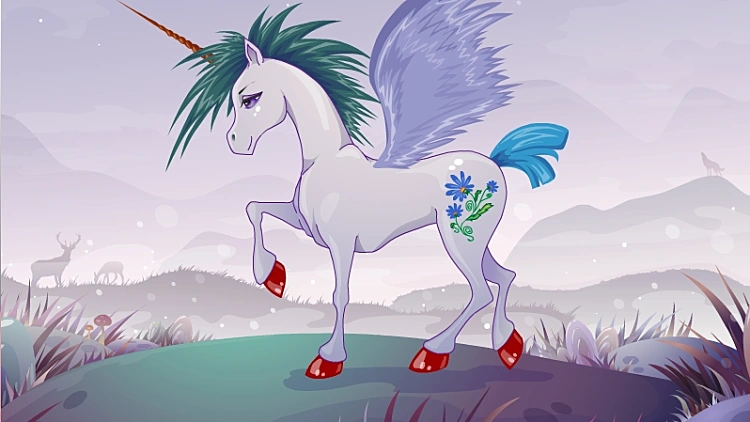 חד קרן מצוייר