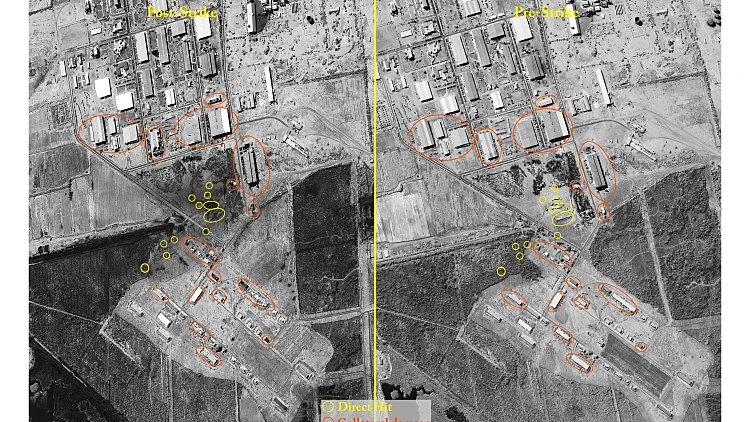 תצלומי לויין של חברה ישראלית של האזור שהופצץ בסודן