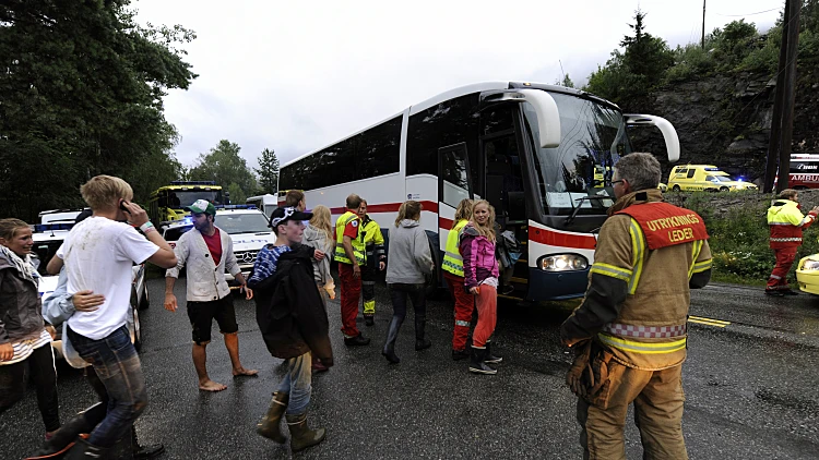 אי נופש של בני נוער בו בוצע פיגוע ירי