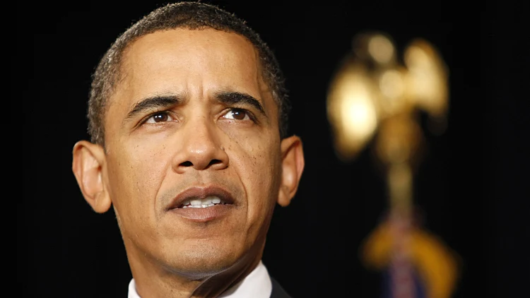 ברק אובמה בנאום במרילנד