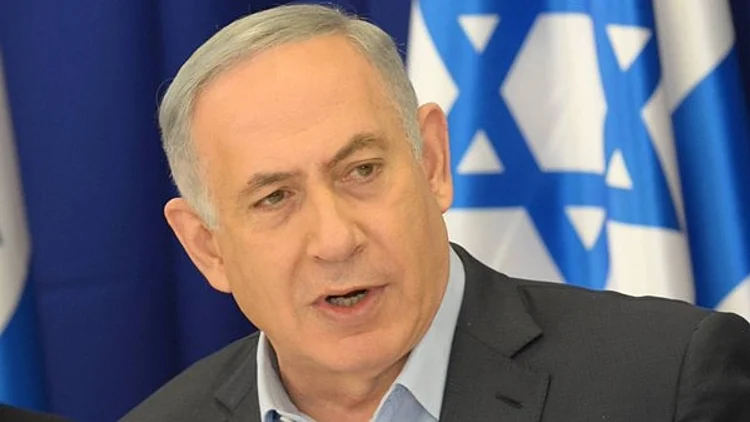 ראש הממשלה בנימין נתניהו בפתח ישיבת הממשלה ברמת הגולן
