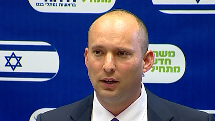 נפתלי בנט בישיבת סיעת "הבית היהודי"