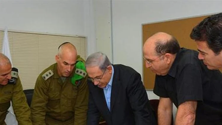 נתניהו במהלך צוק איתן