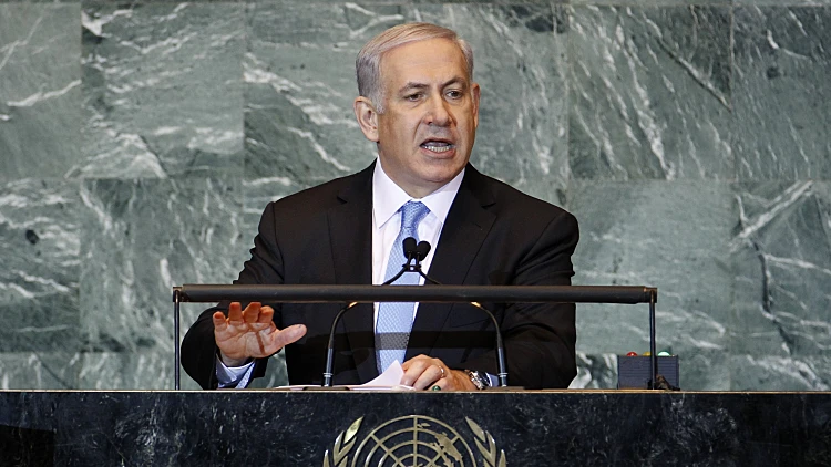 נאום בנימין נתניהו באו"ם