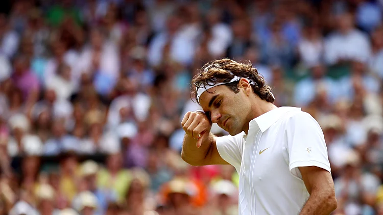 רוג'ר פדרר מבואס בווימבלדון