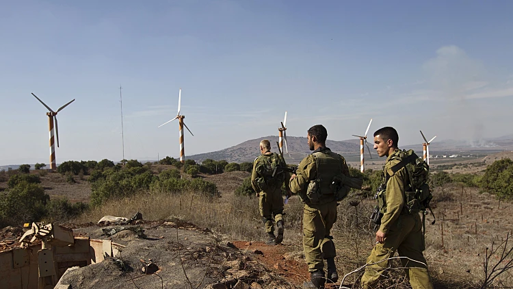 חיילי צה"ל בגבול עם סוריה