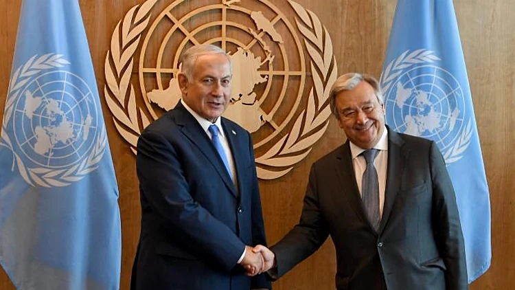 נתניהו וגוטרש בשולי עצרת האו"ם בני יורק