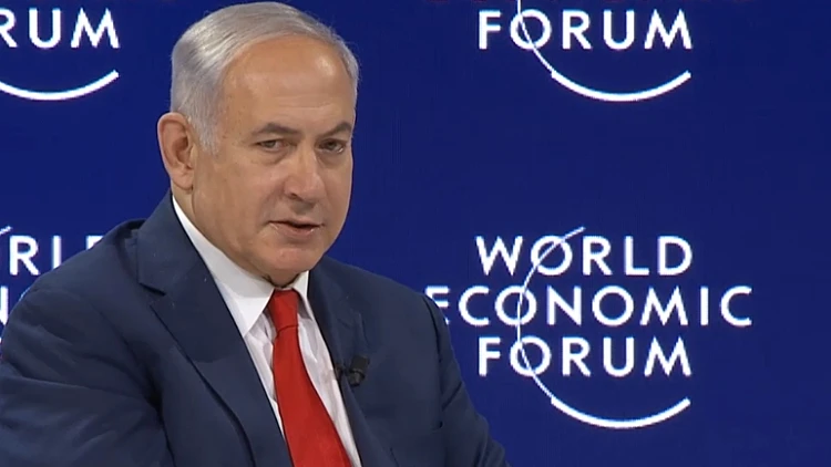 בנימין נתניהו בדאבוס