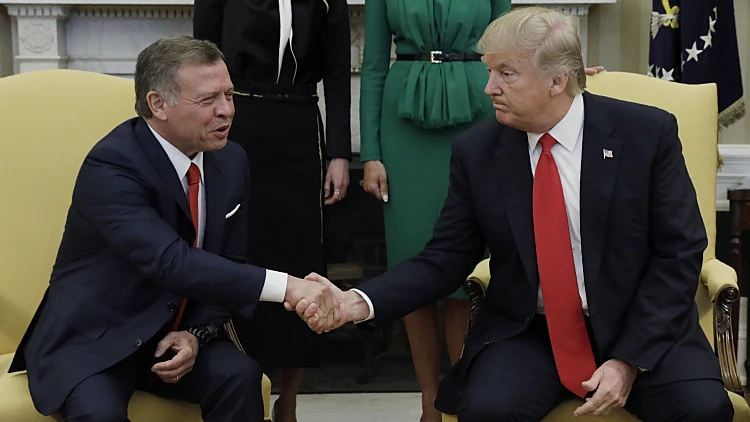 מלך ירדן: העברת שגרירות ארה"ב לירושלים – רק עם פתרון הסכסוך