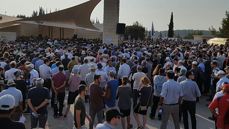 הלווית הנרצחים בפיגוע בחלמיש, בבית העלמין במודיעין