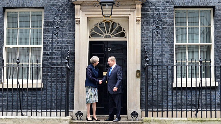 ראש הממשלה נתניהו וראש ממשלת בריטניה מיי