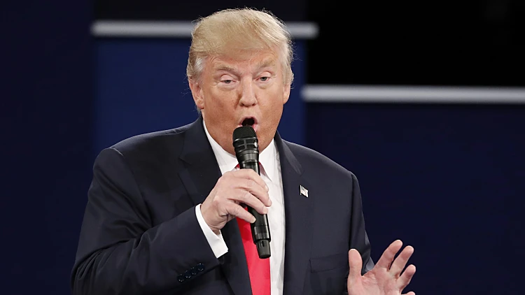 העימות השני בין הילרי קלינטון לדונלד טראמפ