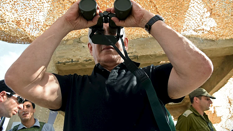 ראש הממשלה נתניהו בסיור בגבול עזה