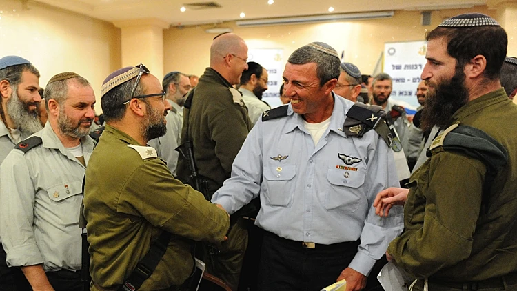 רפי פרץ, הרב הצבאי הראשי, בכינוס רבנים צבאיים