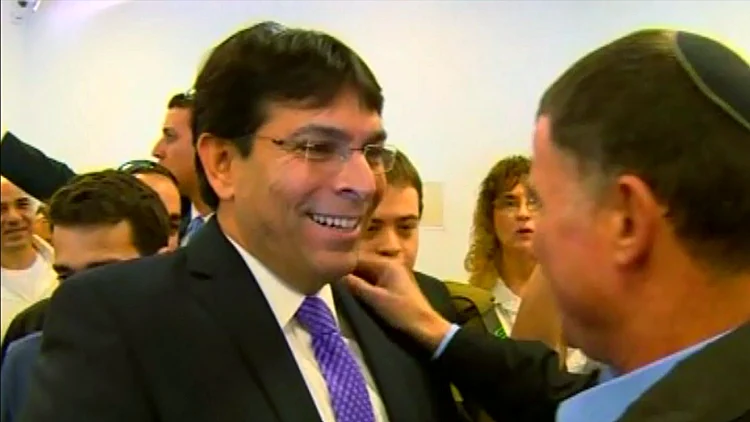 דני דנון ויולי אדלשטיין בפריימריז בליכוד