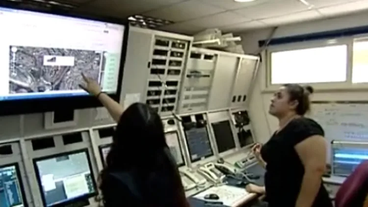 מוקד הביטחון של מועצת בנימין, בו התקבלה הודעה על חטיפת הנערים