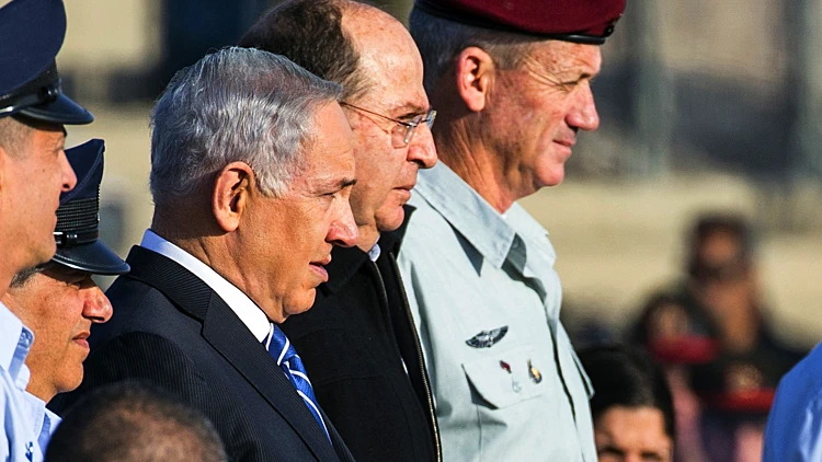 ראש הממשלה נתניהו, שר הביטעון יעלון והרמטכ"ל גנץ בסיום קורס טיס